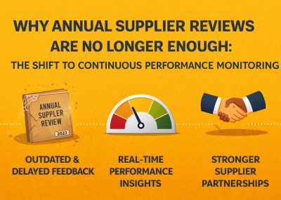 The Shift to Continuous Supplier Performance Monitoring